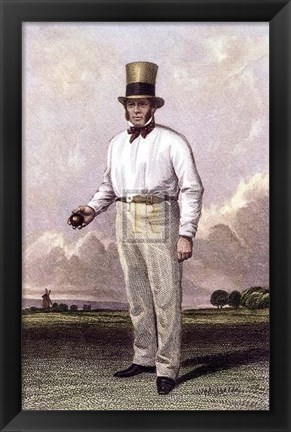 Framed Bowler Pm Print