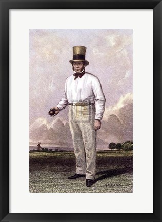 Framed Bowler Pm Print