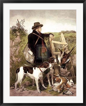 Framed English Gamekeeper Pm Print