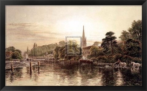 Framed Thames, Great Marlow Pm Print