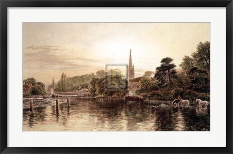 Framed Thames, Great Marlow Pm Print