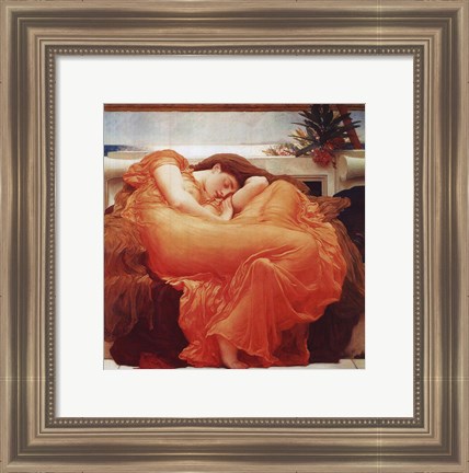 Framed Flaming June, c.1895 Print