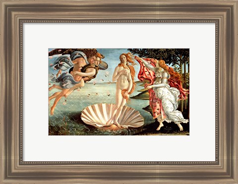 Framed Birth of Venus Print