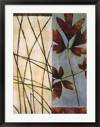 Framed Falling Leaves Print