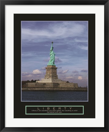 Framed Liberty-Statue of Liberty Print