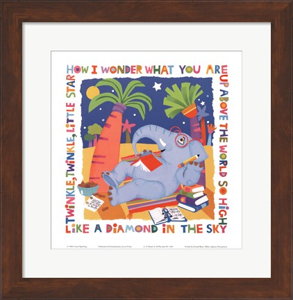 Framed Twinkle, Twinkle Print