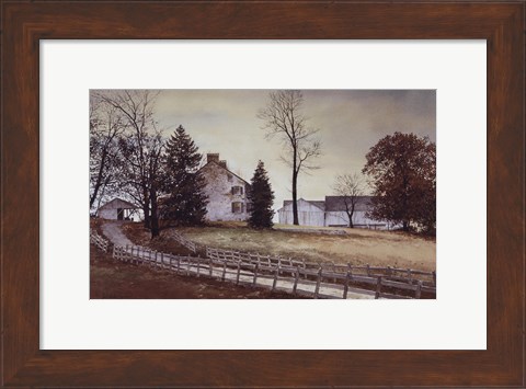 Framed Late October Print