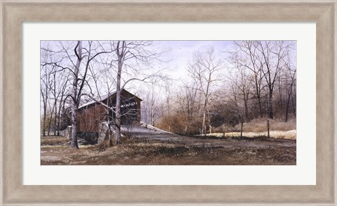 Framed Kissin&#39; Bridge Print