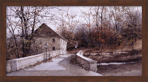 Framed Mill Bridge Print