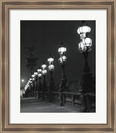 Framed Pont Alexandre III Print