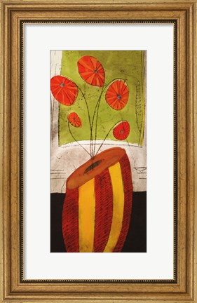 Framed Les Fleurs Ephemeral 2 Print