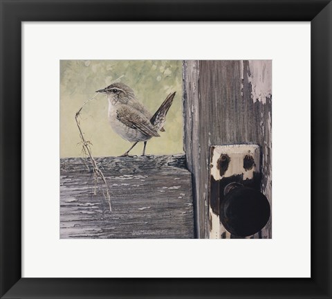 Framed House Wren Print