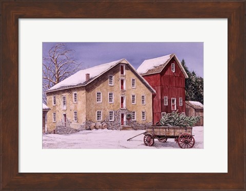 Framed Winter&#39;s Day Print