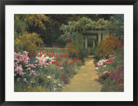 Framed Italian Garden Print