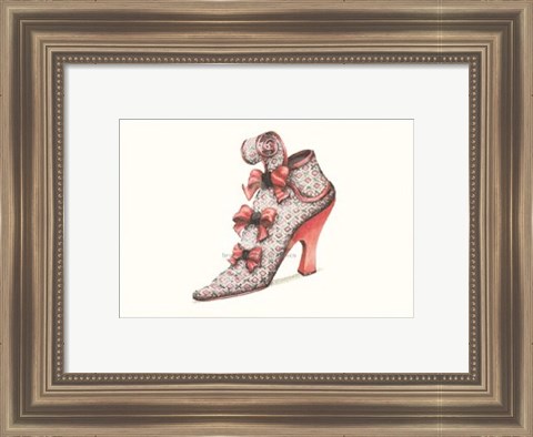 Framed La Chaussure d&#39;Aimee Print