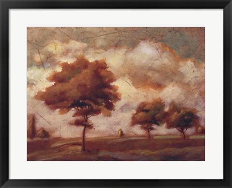 Framed Tuscan Afternoon II Print