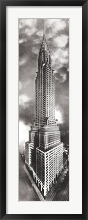 Framed Chrysler Building Print