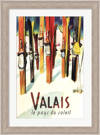 Framed Valais Print