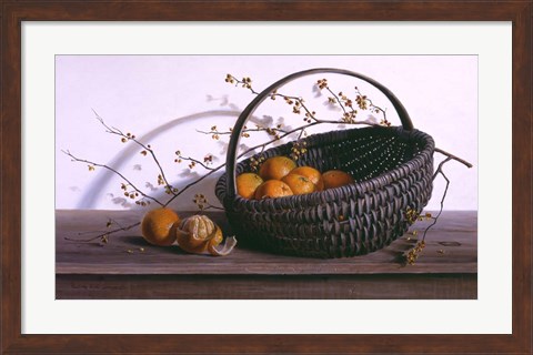 Framed Oranges Print