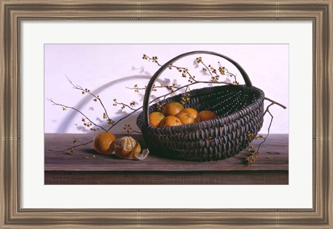 Framed Oranges Print