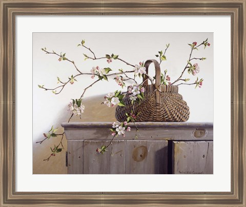 Framed Apple Blossoms Print