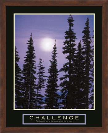 Framed Challenge - Moonrise Print