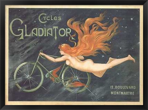 Framed Cycles Gladiator Print