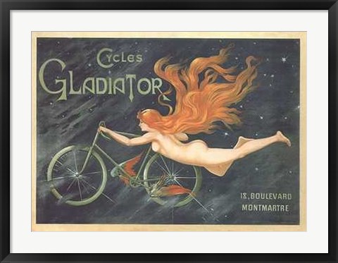 Framed Cycles Gladiator Print