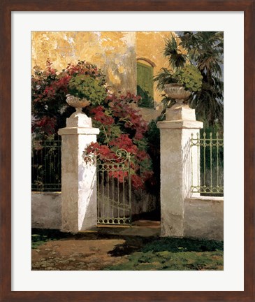 Framed Jardi Colonial Print