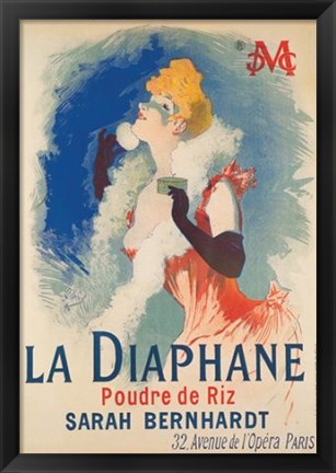 Framed La Diaphane Print