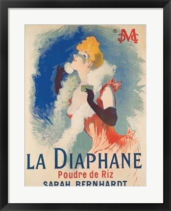 Framed La Diaphane Print