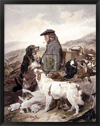 Framed Scotch Gamekeeper Pm Print