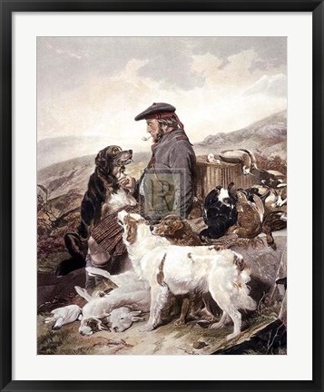 Framed Scotch Gamekeeper Pm Print