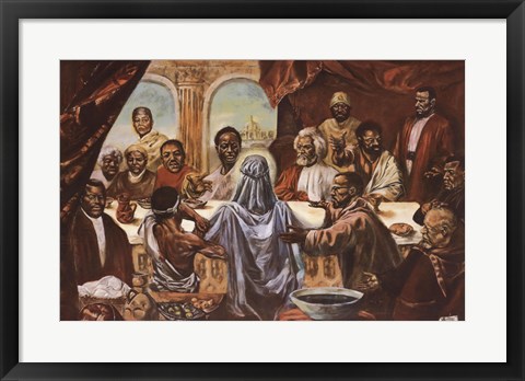 Framed Last Supper Print