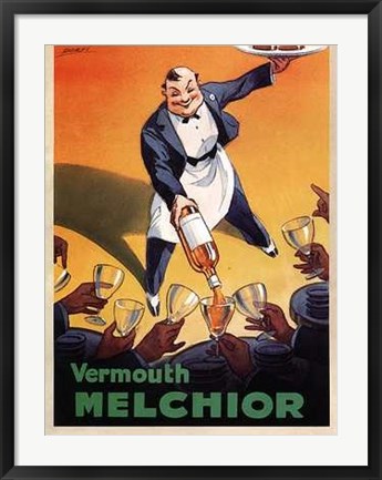 Framed Vermouth Melchior, 1930 Ca Print