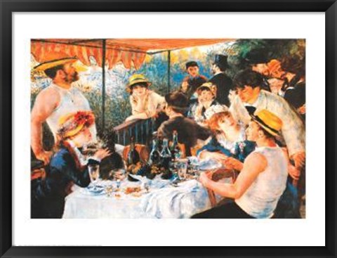 Framed Luncheon Of The Boating Party, 1881 Print