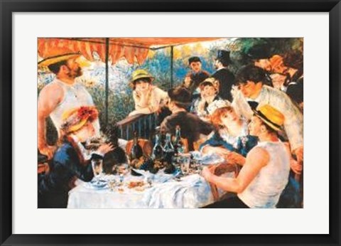 Framed Luncheon Of The Boating Party, 1881 Print