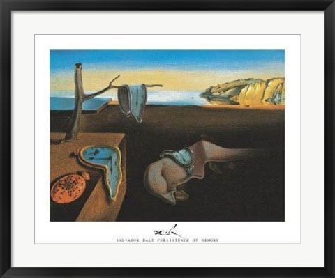 Framed Persistence Of Memory Print