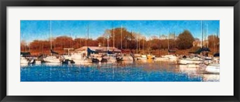 Framed Grapevine Lake, Texas Print