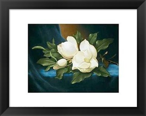 Framed Magnolias Print