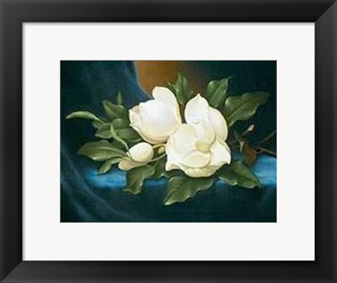 Framed Magnolias Print