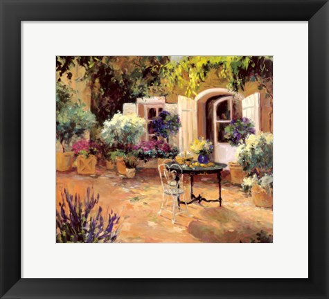 Framed Country Villa Print