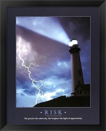 Framed Risk Print