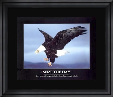 Framed Seize the Day Print