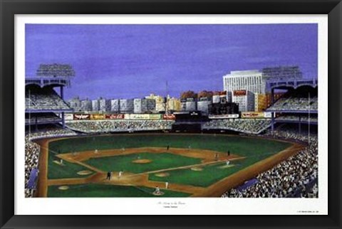 Framed At Home In The Bronx Print