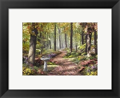 Framed Forest Path Print