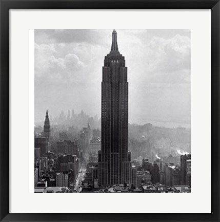 Framed Empire State Building Print