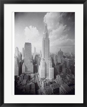 Framed Chrysler Building Print