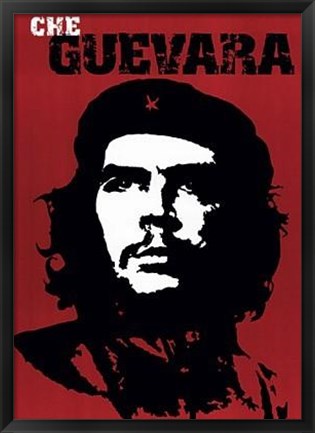 Framed Che Guevara Print