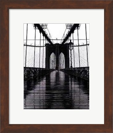 Framed Brooklyn Bridge Print